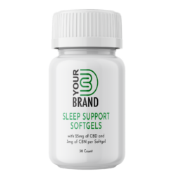 white label CBD gel capsules